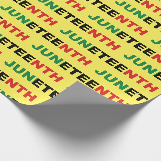 Panafrikanisch, 19. Juni Geschenkpapier (Ecke)