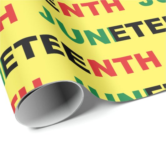 Panafrikanisch, 19. Juni Geschenkpapier (Rolleneckpunkt)