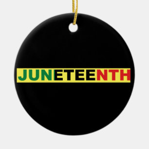 Panafrikanisch, 19. Juni Keramik Ornament