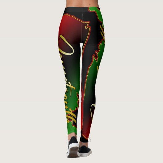 Panafrikanisch, 19. Juni Leggings (Rückseite)
