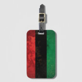 Panafrikanisch Gepäckanhänger (Vorderseite Vertikal)