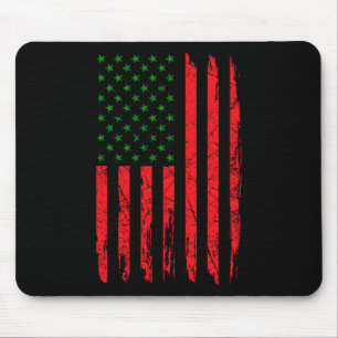 Panafrikanische amerikanische Flagge Afro-Wurzeln  Mousepad