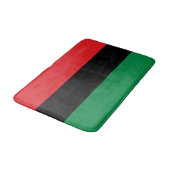 Panafrikanische Flagge Badematte (Schrägansicht)