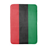 Panafrikanische Flagge Badematte (Vorderseite Vertikal)