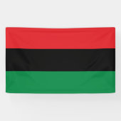 Panafrikanische Flagge Banner (Horizontal)