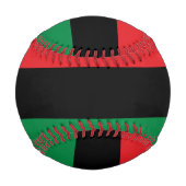 Panafrikanische Flagge Baseball (Vorderseite)