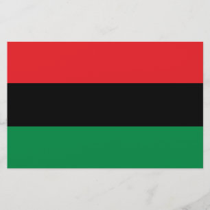 Panafrikanische Flagge Briefpapier