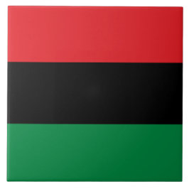 Panafrikanische Flagge Fliese