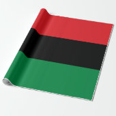 Panafrikanische Flagge Geschenkpapier (Ungerollt)