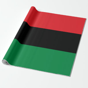 Panafrikanische Flagge Geschenkpapier