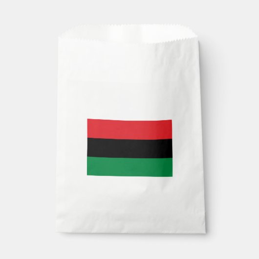 Panafrikanische Flagge Geschenktütchen (Vorderseite)