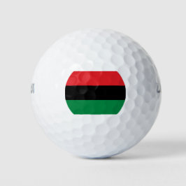 Panafrikanische Flagge Golfball