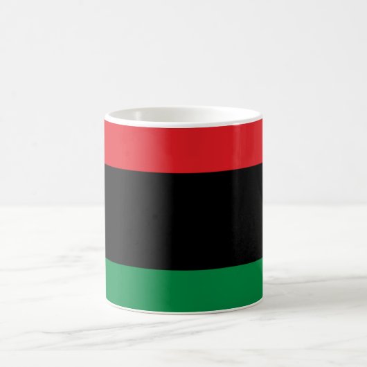Panafrikanische Flagge Kaffeetasse (Mittel)