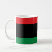 Panafrikanische Flagge Kaffeetasse (Links)