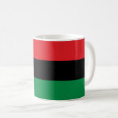 Panafrikanische Flagge Kaffeetasse (VorderseiteRechts)