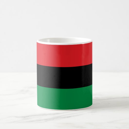 Panafrikanische Flagge Kaffeetasse (Mittel)