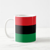 Panafrikanische Flagge Kaffeetasse (Links)
