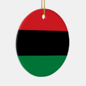 Panafrikanische Flagge Keramik Ornament (Rechts)