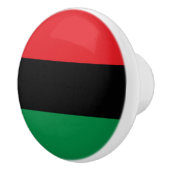 Panafrikanische Flagge Keramikknauf (Rechts)