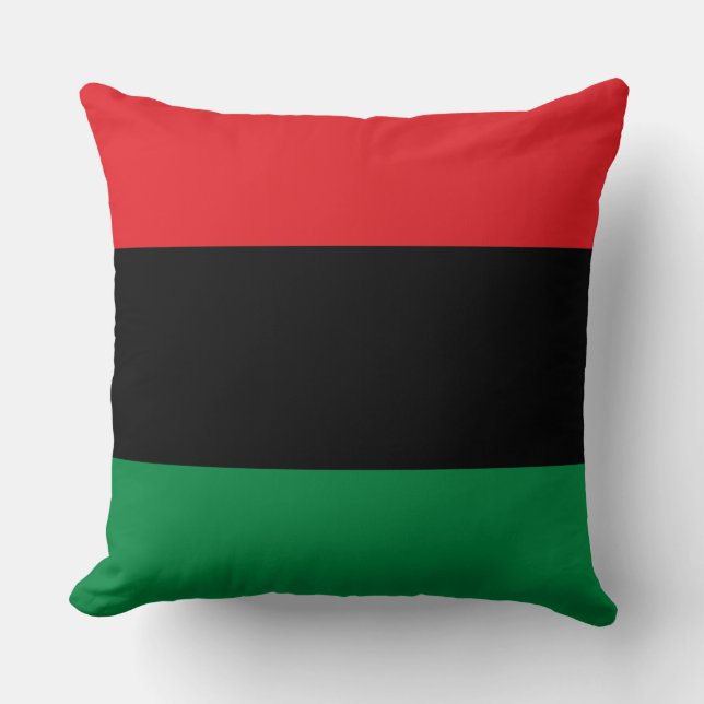 Panafrikanische Flagge Kissen (Vorderseite)