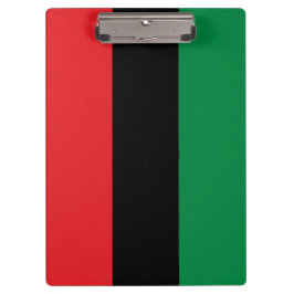 Panafrikanische Flagge Klemmbrett