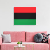 Panafrikanische Flagge Leinwanddruck (Insitu (Wohnzimmer))