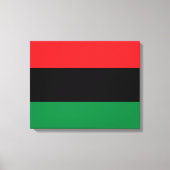Panafrikanische Flagge Leinwanddruck (Vorderseite)