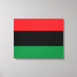 Panafrikanische Flagge Leinwanddruck