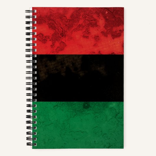 Panafrikanische Flagge Notizblock (Vorderseite)