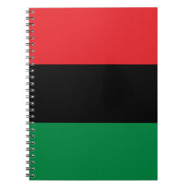 Panafrikanische Flagge Notizblock