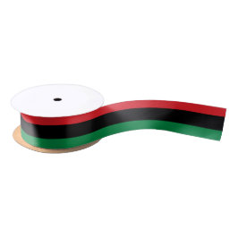Panafrikanische Flagge Satinband