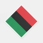 Panafrikanische Flagge Serviette (Ecke)