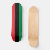 Panafrikanische Flagge Skateboard (Vorderseite)