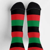 Panafrikanische Flagge Socken (Oben)