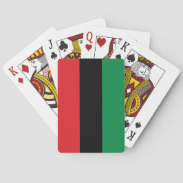 Panafrikanische Flagge Spielkarten