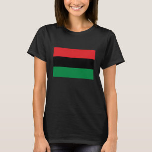 Panafrikanische Flagge & Unia-Symbol T-Shirt
