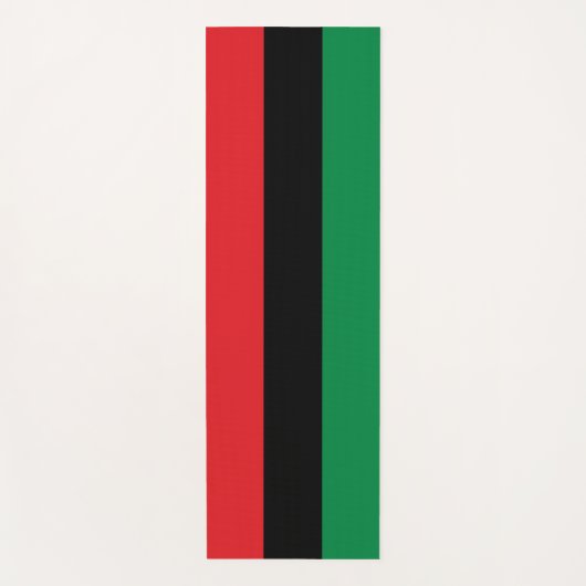 Panafrikanische Flagge Yogamatte (Vorderseite)