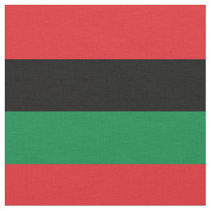 Panafrikanische und afro-amerikanische UNIA-Flagge Stoff