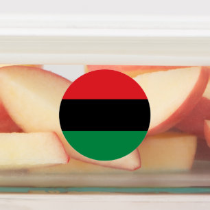 Panafrikanische UNIA-Flagge Etiketten