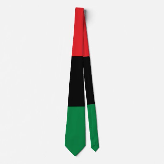 Panafrikanische UNIA-Flagge Krawatte (Vorderseite)