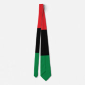 Panafrikanische UNIA-Flagge Krawatte (Rückseite)