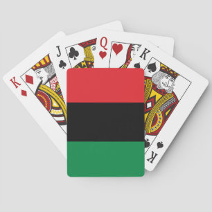Panafrikanische UNIA-Flagge Spielkarten