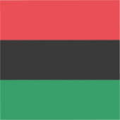 Panafrikanische UNIA Kwanzaa-Flagge Aufkleber (Vorderseite)