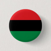 Panafrikanische UNIA Kwanzaa-Flagge Button (Vorderseite)
