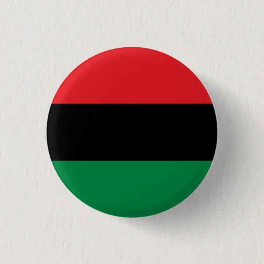 Panafrikanische UNIA Kwanzaa-Flagge Button (Vorderseite)
