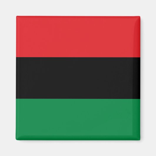 Panafrikanische UNIA Kwanzaa-Flagge Magnet (Vorne)