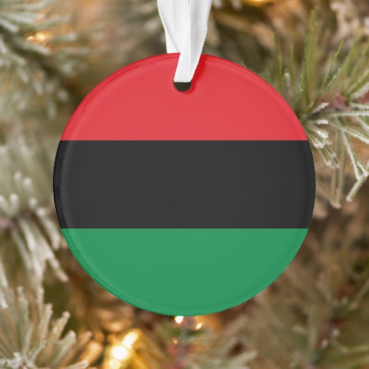 Panafrikanische UNIA Kwanzaa-Flagge Ornament (Baum)