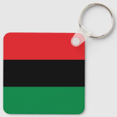 Panafrikanische UNIA Kwanzaa-Flagge Schlüsselanhänger (Rückseite)