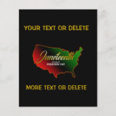 Panafrikanischer Flyer im Juni (Vorne)