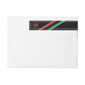 Panafrikanisches Flaggendesign, 19. Jubiläumsfeier (Rückseite)